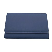 Portafolio de coche de promoción personalizada soporte de documentos manual de coche de regalo de negocios carpeta de documentos Manual de coche de cuero PU