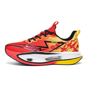 Scarpe da Corsa per Adolescenti, Scarpe da Gara con Piastra in Fibra di Carbonio, Suola Morbida Super Elastica a Quattro Colori, Tessuto Sportivo Leggero in Mesh - Product Image 5