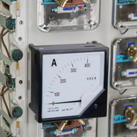 Ampèremètre analogique DC 42L6 de marque ZHC certifié CE, panneau de mesure, matériau ABS, garantie de 2 ans