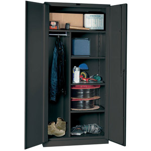 Armario de acero con cerradura de llave, almacenamiento de muebles de oficina comercial multiusos para gimnasio, escuela, uso doméstico - Product Image 3