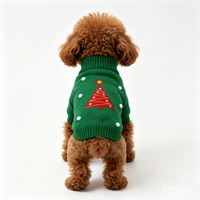 Pull à col roulé pour chien, design simple, mignon, chaud, confortable et doux, pour l'extérieur