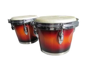 Instrumento de percusión de alto grado Instrumento de tambor musical Madera natural 7 "+ 8" Tambores <span class=keywords><strong>Bongo</strong></span> a la venta - Product Image 3