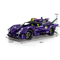 3664 pièces Supercar EVO 10614 Moc, ensembles de blocs de construction, briques, jouets pour enfants, cadeaux de Noël et d'anniversaire pour adultes unisexes