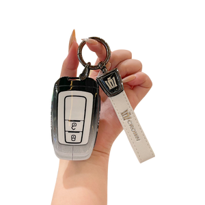 Funda de Silicona y Aleación de Zinc para Llave de Coche Toyota SIENNA, <span class=keywords><strong>Granvia</strong></span>, Highlander, Alphard, CROWN, VELLFIRE, con Anillo para Llavero - Product Image 1
