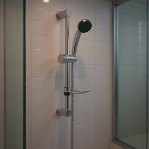 Ensemble complet de quincaillerie de salle de bain avec rail coulissant modèle 15111 chromé 68 cm - Product Image 3
