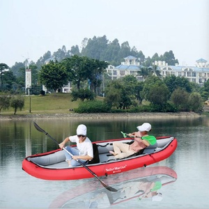 เรือคายัคพองลมพลังงานแสงอาทิตย์แบบพกพาขนาด 330 ซม. สำหรับ 2 คน เหมาะสำหรับกีฬาทางน้ำและการผจญภัยกลางแจ้ง - Product Image 4