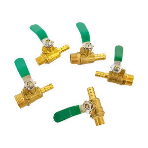 Robinet à bille en laiton massif, demi-pouce, à commande manuelle, robinet d'arrêt DN15 DN20 DN25 DN32 DN40 DN50, robinets à bille en laiton - Product Image 4