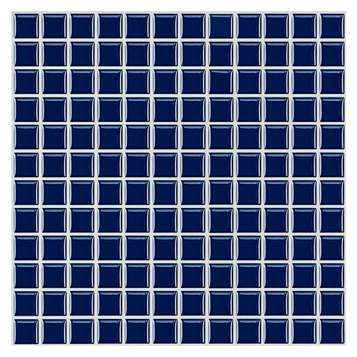 Peel and Stick Square Mosaic Navy Color Wall tiles Stick on tiles
