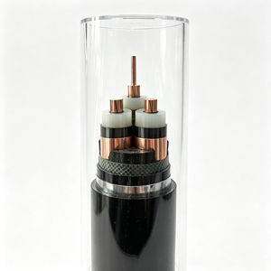 Câble en cuivre blindé à 3 conducteurs 3x95mm+50mm 3x25mm 3x75mm 3x120mm 3x185mm 3x150mm 4/0AWG Câble d'alimentation <span class=keywords><strong>Triphasé</strong></span> Câble de mise à la terre - Product Image 3