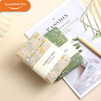 Cuaderno Personalizado con Tapa de Tela de Lino Bordada A4 A5 A6, Encuadernado Cosido, Tapa Dura, 100 Hojas Gruesas, Diario en Blanco para Mujer