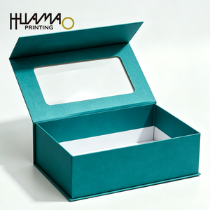 Caja de Presentación de Papel Creativa con Ventana para Exhibición, para Empaque de Colección de Papelería Premium - Product Image 1