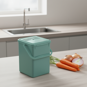 Compost <b>Bin</b> With Activated Carbon 10 Liter Indoor Kitchen Waste Container - Product Image 3