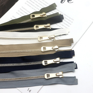 Ingrosso Custom 5 # prezzo a buon mercato fine fine denti Color oro da parte del cantiere reversibili <span class=keywords><strong>cerniera</strong></span> metallo <span class=keywords><strong>cerniera</strong></span> cerniere metalliche cerniere - Product Image 1