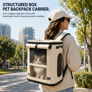 Transportín Portátil Plegable para Mascotas, Bolsa de Viaje Ventilada de Malla para Gatos y Perros con Correa para el Hombro - Product Image 5
