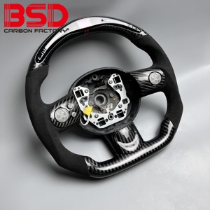 <span class=keywords><strong>Volant</strong></span> BSD en fibre de carbone pour <span class=keywords><strong>Mini</strong></span> Clubman Countryman <span class=keywords><strong>JCW</strong></span> <span class=keywords><strong>Cooper</strong></span> S F55 Custom Real 6K Carbon Fiber LED - Product Image 2