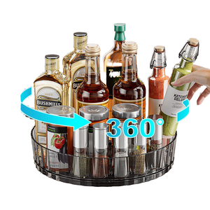 Organisateur <span class=keywords><strong>de</strong></span> <span class=keywords><strong>rangement</strong></span> multifonctionnel rotatif à 360° en acrylique <span class=keywords><strong>de</strong></span> haute qualité, grande capacité, porte-épices pour la maison, la cuisine et la <span class=keywords><strong>salle</strong></span> <span class=keywords><strong>de</strong></span> <span class=keywords><strong>bain</strong></span> - Product Image 1