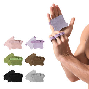 Kaymaz Deri Nefes Alabilen Spor Salonu Eldiveni El Avuç İçi Koruması Dambıl Deadlift Kavrama Pull-Up'lar Ağırlık Kaldırma Antrenmanı Yoga - Product Image 2