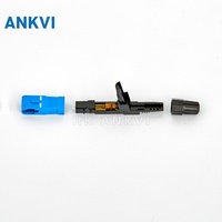 Konektor Serat Optik Cepat 1301-2 LN-01 SC UPC 0.3dB Loss FTTH Drop Cable Field Assembly