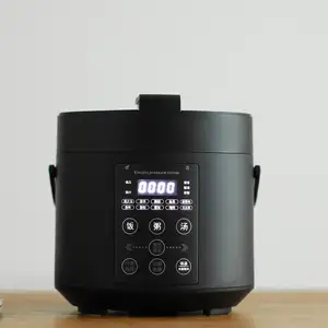 High Quality 2L Multi-functional Electric Pressure Cooker Rice Cooker Non-stick Ceramic Coating Black White