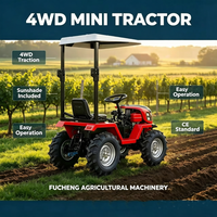 Traktor Mini Bensin 18HP dengan Sistem Hidrolik Elektromagnetik DC12V