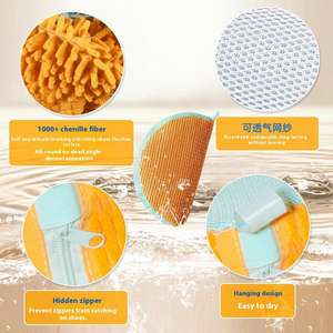 Sac de lavage de chaussures spécial anti-déformation épaissi, outil de lavage de chaussures paresseux pour toutes les machines à laver, ne endommage pas les chaussures - Product Image 4