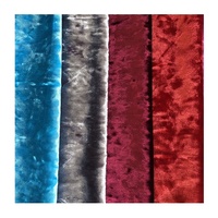 Tissu en velours polyester tricoté chaîne, pelucheux, anti-boulochage, respirant, ignifuge pour robes de nuit pour femmes, jouets pour garçons et filles