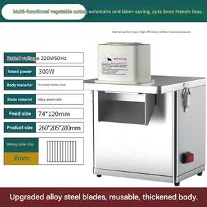 Cortadora <span class=keywords><strong>de</strong></span> Verduras Automática Industrial, Máquina Eléctrica <span class=keywords><strong>de</strong></span> Alta Capacidad para Procesar Cebollas, Papas y Zanahorias - Product Image 2