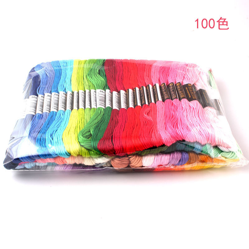 Fil à broder 100 couleurs