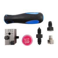 Kit d'outils de sertissage pour conduites de frein automobiles, compatible avec les conduites de frein de 4,75 mm et 3/16 pouces, outil de réparation et d'expansion de tubes de frein