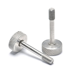 M4 M5 ss304 DIN653 tête moletée vis imperdable - Product Image 1