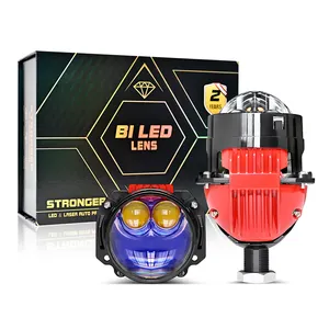 Tùy chỉnh 52 wát 2.5inch laser led ống kính đèn pha bi led bóng đèn chiếu cho xe 12v xe đèn pha cho phụ kiện xe hơi