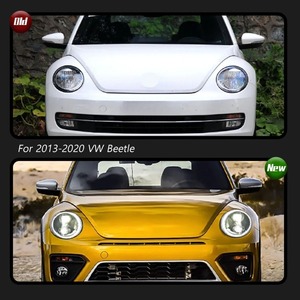 ไฟหน้า HETOP สำหรับรถโฟล์คสวาเกน บีเทิล ปี 2013-2021 อัพเกรดเลนส์ LED ไฟหน้ารถยนต์ อุปกรณ์ตกแต่งรถยนต์ ขายดี ติดตั้งง่ายแบบ Plug and Play พร้อมไฟ DRL - Product Image 2