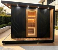 Sauna Rumah Luar Ruangan dan Cold Plunge, Sauna Basah dan Cold Plunge, Bak Mandi, Spa, dan Sauna Arang untuk 2 - 3 Orang