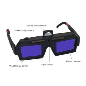 Gafas de Seguridad para Soldadura con Oscurecimiento Automático, para Tonos de Oscurecimiento de <span class=keywords><strong>DIN9</strong></span> a <span class=keywords><strong>13</strong></span>, Energía Dual Solar+Ion de Litio, 6x15cm - Product Image 5