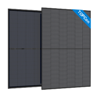 Modul PV TOPCon Stok EU Panel Surya Bifasial Hitam Penuh 108 sel 182mm 430w 440w 500w 455w 550w Fotovoltaik Surya