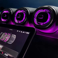Kit d'éclairage d'ambiance pour voiture Mercedes Benz Classe C W206 X254 2022-2025 LED 64 couleurs, amélioration de l'intérieur, décoration d'ambiance