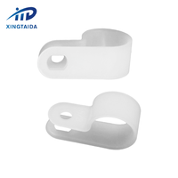 Serre-câble de type R, pince à câble, serre-fil 5/8 pouces, fixation par vis en nylon, attaches pour câbles avec vis pour la gestion des fils