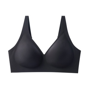 Reggiseno Senza Cuciture Wireless a Tinta Unita con Scollo Profondo a V per <span class=keywords><strong>Taglie</strong></span> Forti - Product Image 5