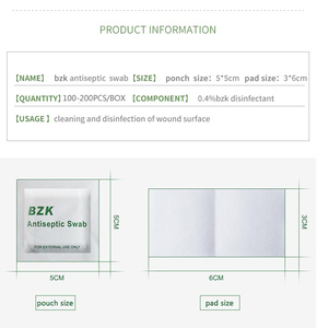 Lingettes antiseptiques pré-imprégnées BZK Sting Relief pour soulagement des piqûres - Product Image 4