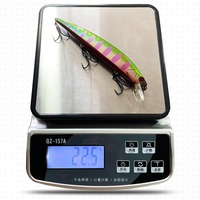 FUN Far-cast Floating Water Mino 130mm225g Appât artificiel dur Luya Hameçons en plastique Appât de simulation pour marlin, basse, utilisation en mer
