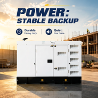 Générateur diesel 30 kVA avec ATS, type silencieux à faible bruit, alimentation de secours pour usage industriel et commercial