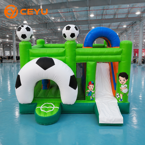 Casa <span class=keywords><strong>de</strong></span> Brinco Inflable Comercial Ceyu con Tobogán, <span class=keywords><strong>Arco</strong></span> <span class=keywords><strong>de</strong></span> Pelotas y Diseño <span class=keywords><strong>de</strong></span> Dibujos Animados para Niños y Adultos, Ideal para Fiestas en Interiores, Alquiler y Venta al Por Mayor - Product Image 1