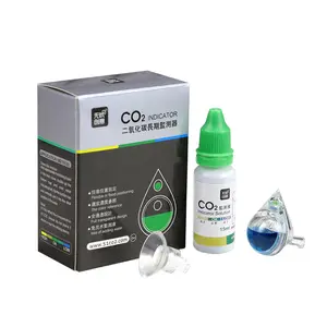 Fish Tank Liquid Test Plants Supplies planted aquarium CO2 Indicator co2 drop checker