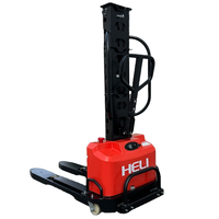 Gerbeur électrique mobile à pédale entièrement automatique, homologué CE, grande capacité (1t, 2t), hauteur de levage 2m-3.5m, à vendre