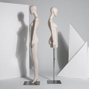 Mannequins féminins couleur peau demi-<span class=keywords><strong>mannequin</strong></span> pour femmes avec mains en bois pour le magasin - Product Image 2