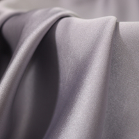 Vente en gros 100% polyester mat imitation acétate tissu pour robe femme robe à la mode