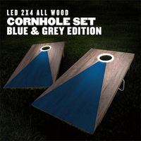 Planches de cornhole LED populaires 2x4 jeu de cornhole personnalisé arrière-cour pelouse pouf ensemble jardin jeux de Sport en bois jouet conseil jouets de plein air