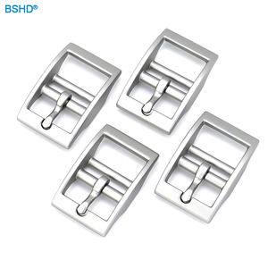 Hebilla de cinturón de Metal de aleación de Zinc ajustable de Color plateado personalizado de fabricación 20/25mm collares de perro Hardware hebilla de barra doble para bolsos - Product Image 1