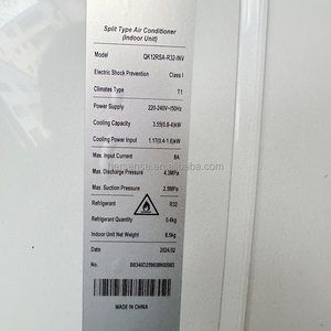 Aire Acondicionado Inteligente de Pared AUC 2024, 12000 BTU, 1.5 HP, Inverter, Refrigeración para el Hogar, 1 Tonelada, Ahorro de Energía, Clase A++, Control Remoto en Inglés, 3 en 1, 9000 B - Product Image 6