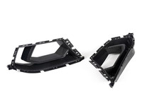 Kit de mise à niveau du pare-chocs avant pour BMW M3 G80 G81 M4 G82 G83 2021+ – Prises d'air avant en fibre de carbone sèche style SQ